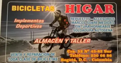 BICICLETAS HIGAR ALMACEN Y TALLER BICICLETAS HIGAR ALMACEN Y TALLER